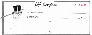 Gift Certificates Printing Connecticut