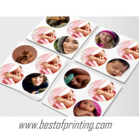 Kiss Cut Round Decal New York